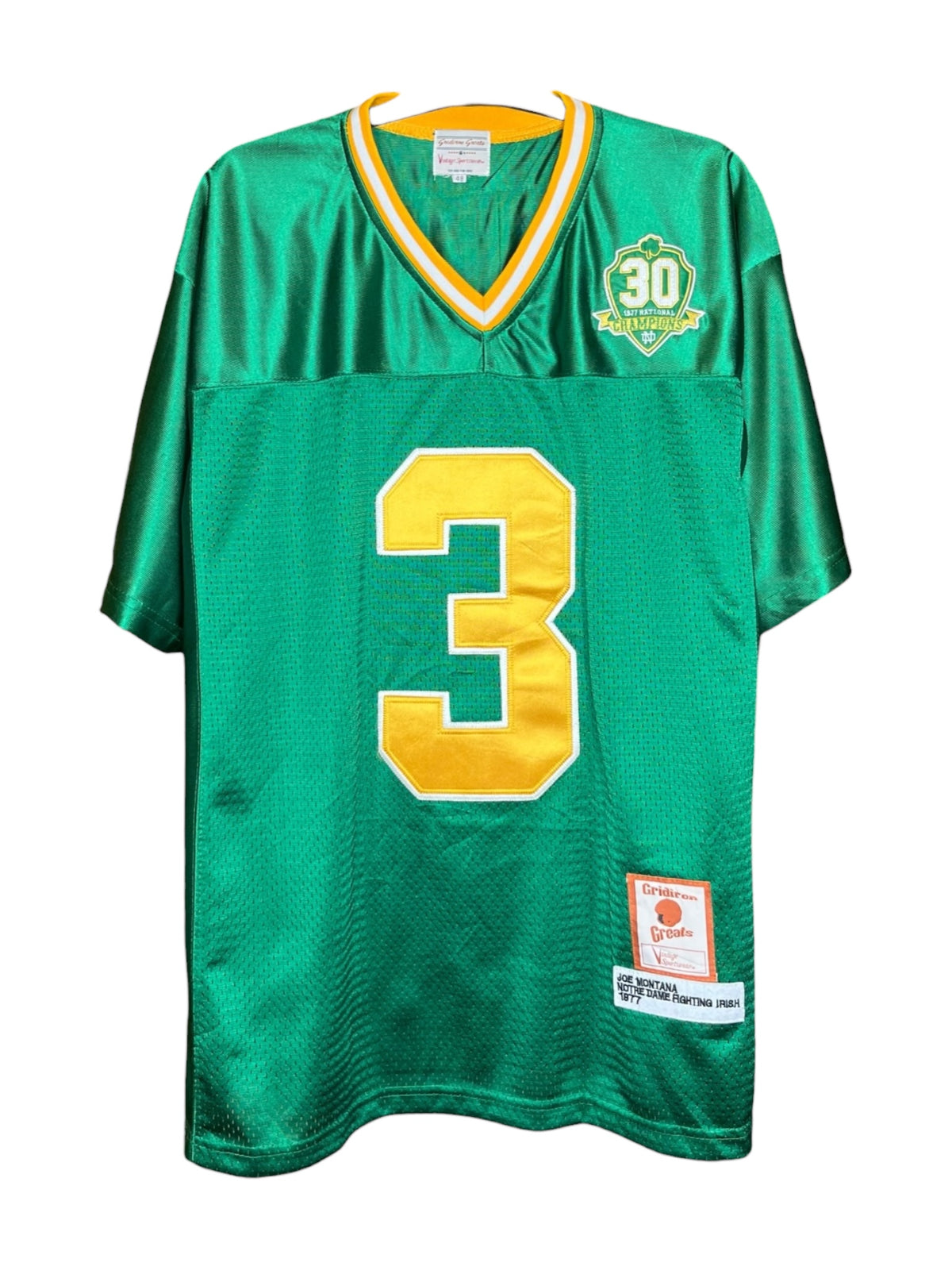 Notre Dame Fighting Irish - 3 Joe Montana