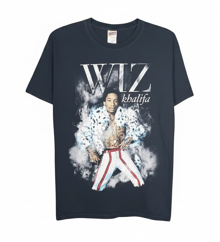 Velouria Vintage black 2012 Wiz Khalifa ONIFC graphic t-shirt made of 100% cotton in excellent condition.